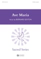 Ave Maria SSATB choral sheet music cover